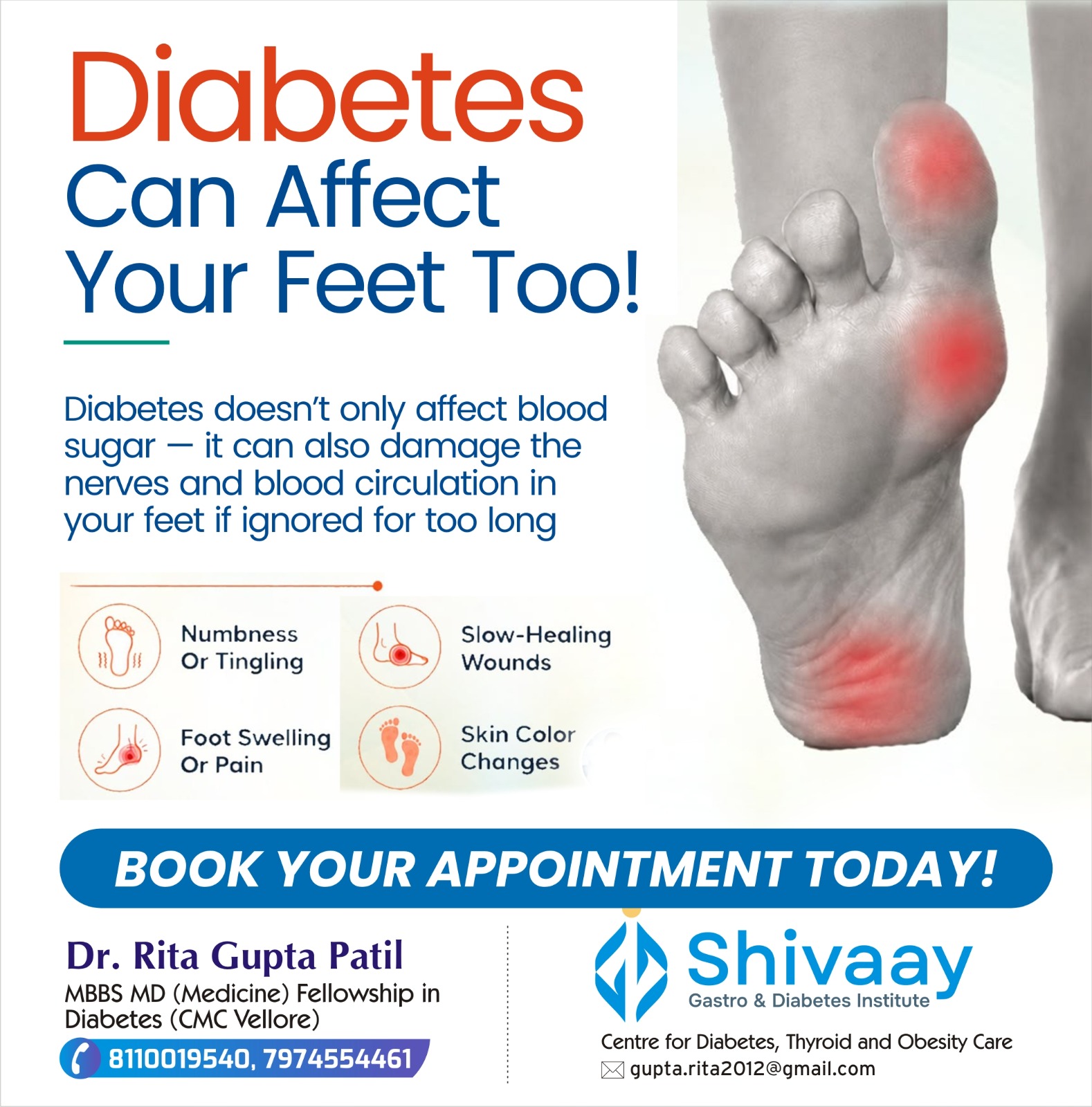 Best Foot Diabetic Specialist in Palasia Indore