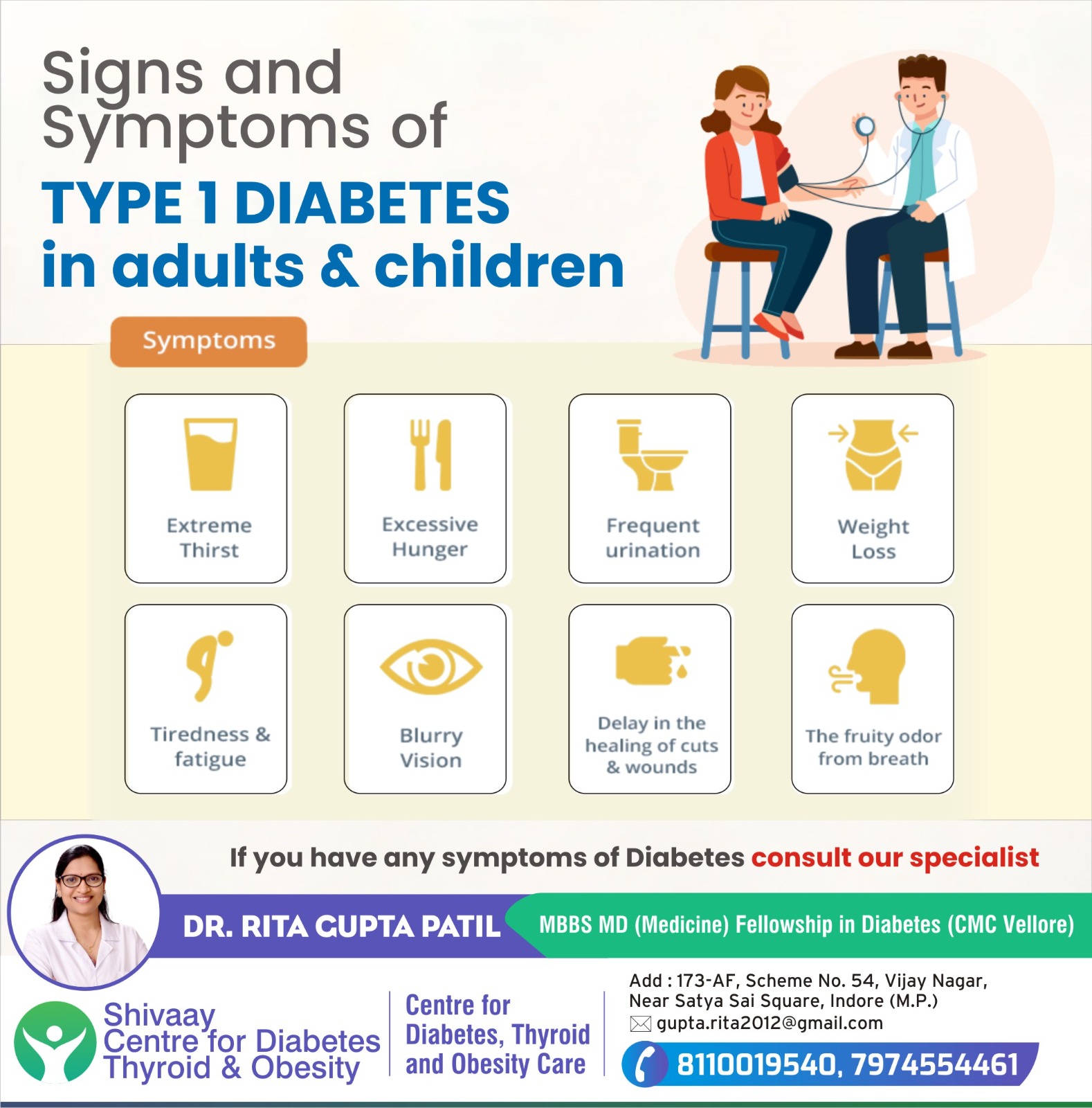 Best Doctor for Type 1 Diabetes Treatment in Indore