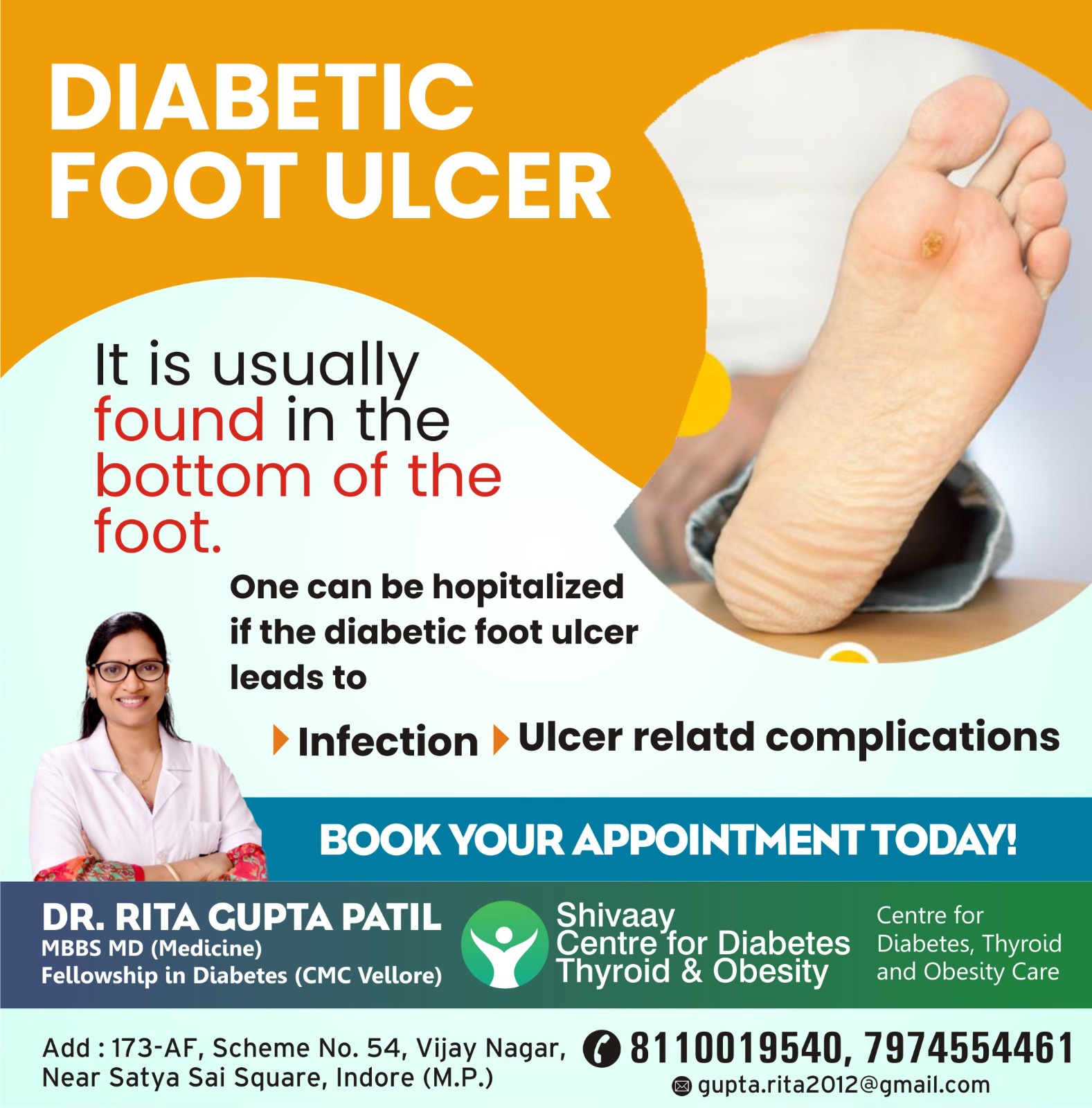 Best Doctor for Foot Ulcer Treatment in Indore