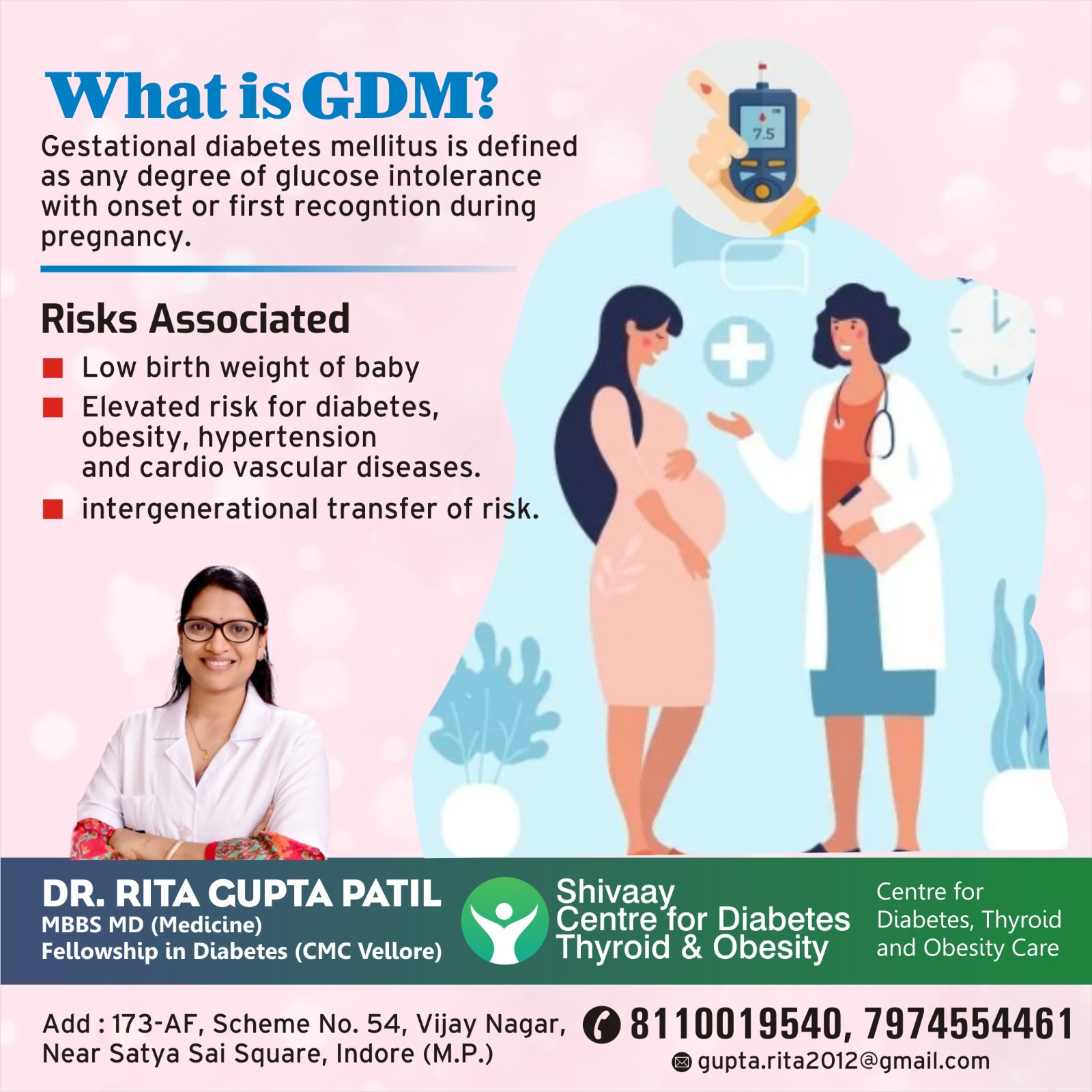 Leading Specialist in Gestational Diabetes in Indore