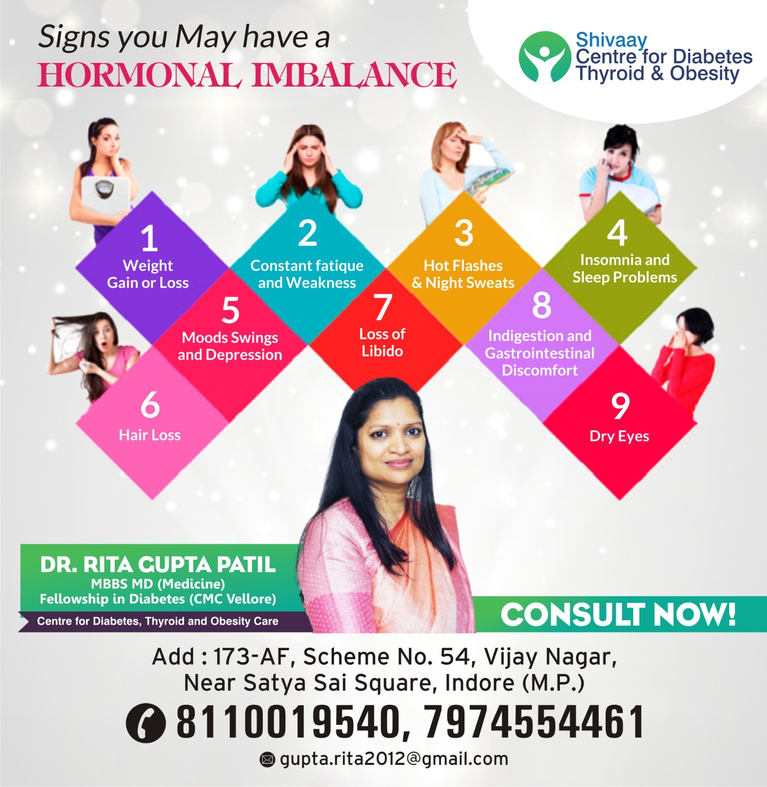 Best Female Doctor for Hormonal imbalances in Indore