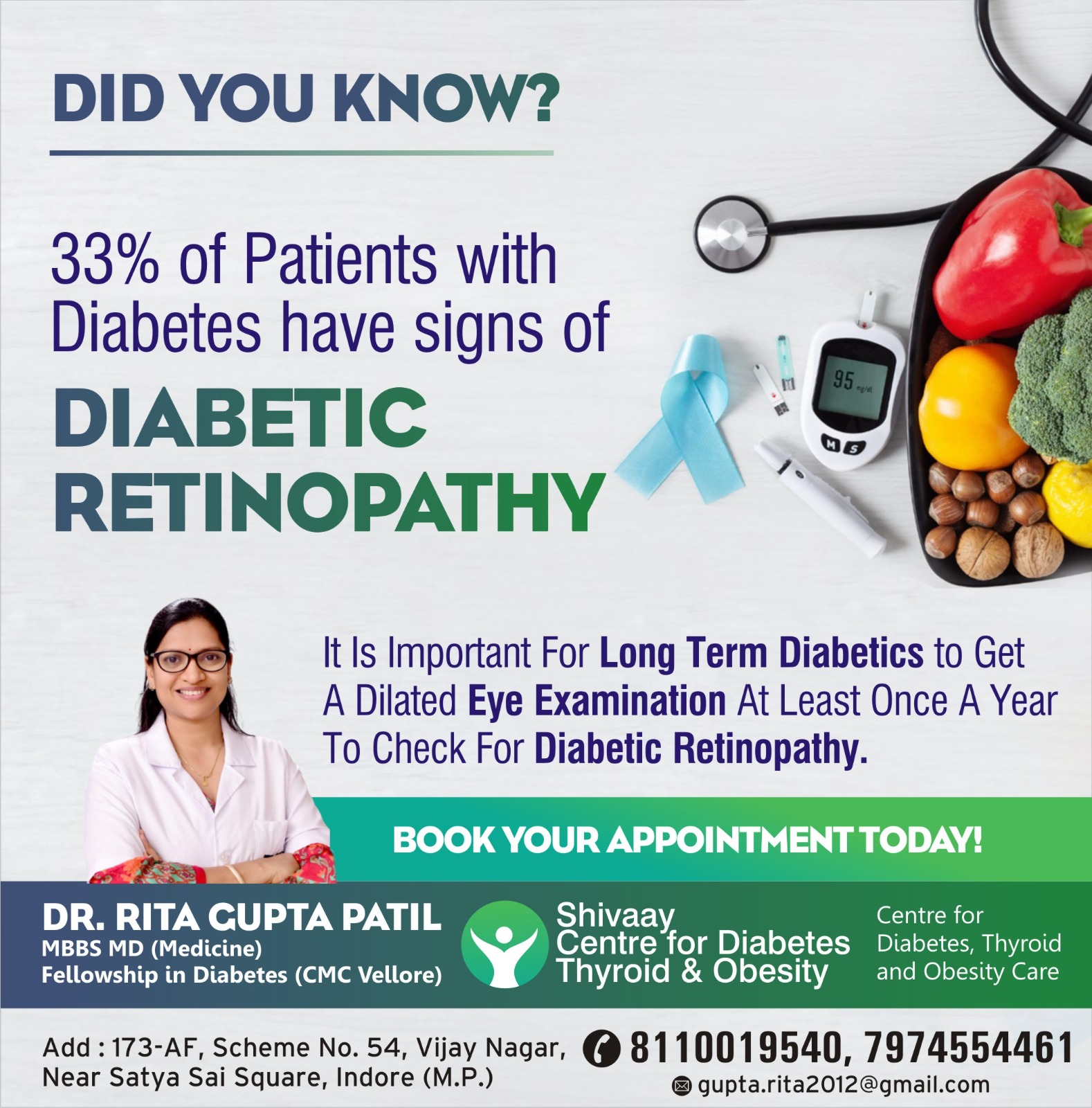 Best Diabetologist for Diabetic Retinopathy in Indore