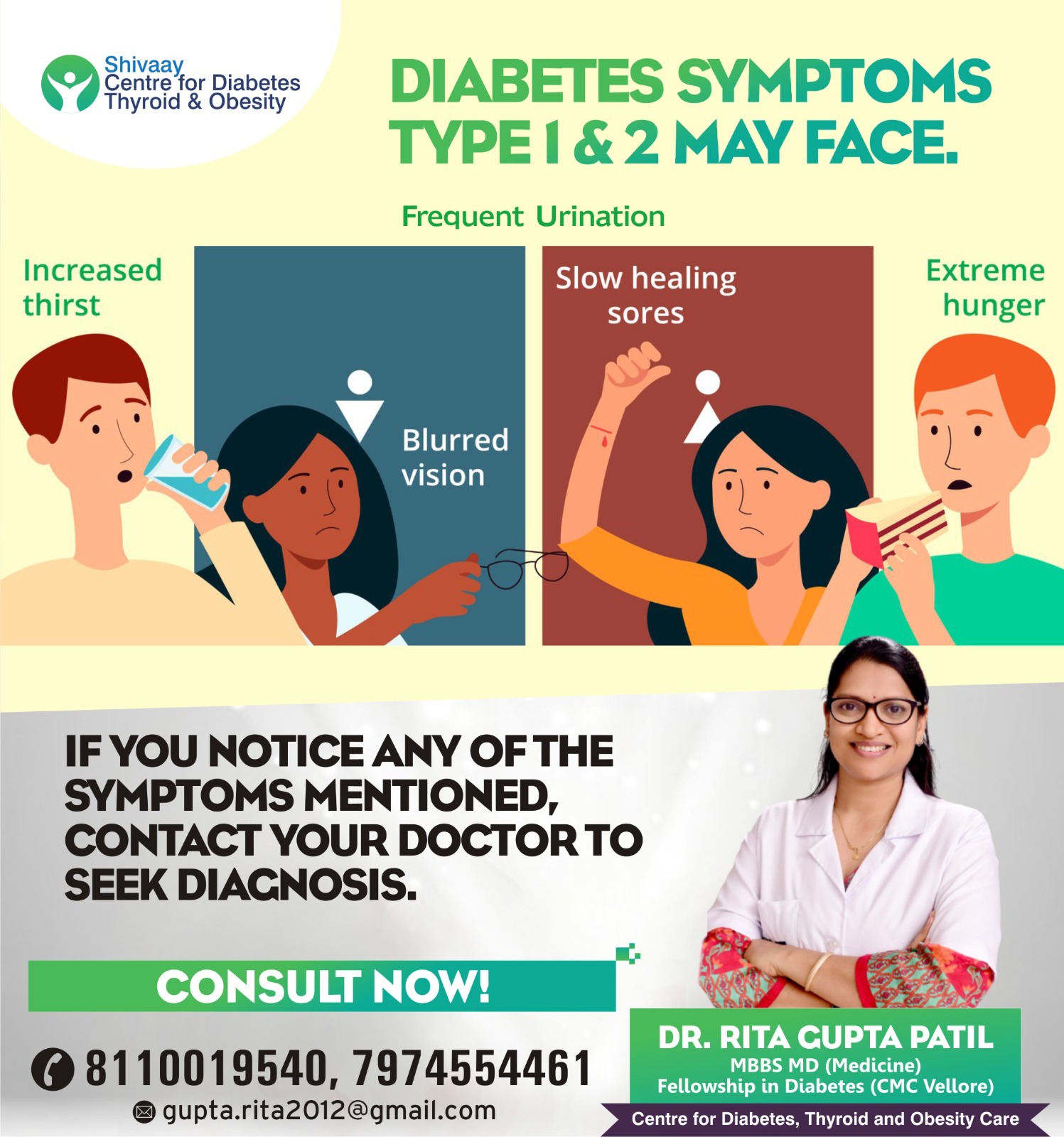 Treatment Of Type 1 and Type 2 Diabetes In Indore